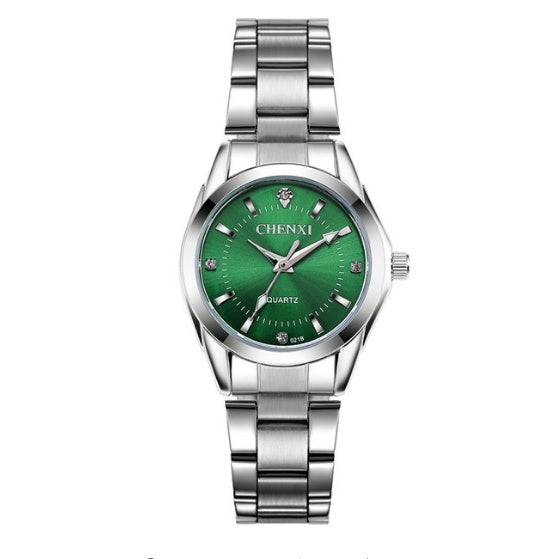 Fashion Ladies Quartz Watch – Elegant Steel Band Wristwatch for Women