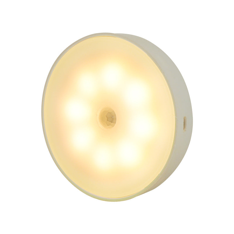 Motion Sensor LED Night Light – USB Rechargeable Wireless PIR Smart Closet Light for Bedroom, Stairs & Kitchen