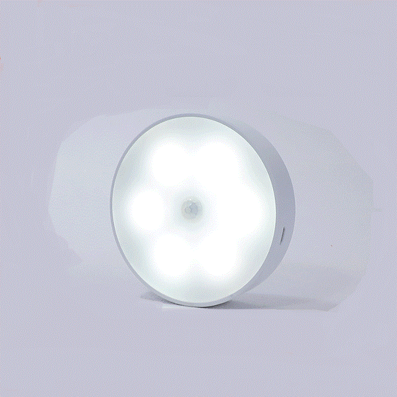Motion Sensor LED Night Light – USB Rechargeable Wireless PIR Smart Closet Light for Bedroom, Stairs & Kitchen