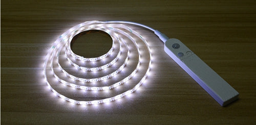 Motion Sensor LED Strip Light – Wireless Under Cabinet Light, Rechargeable Night Light for Kitchen, Closet & Stairs