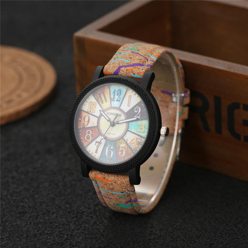 Vintage Leather Women's Watch – Casual Quartz Wristwatch | GlowEaseShop