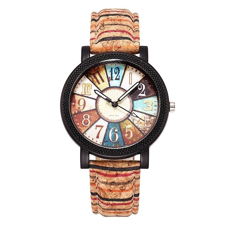 Vintage Leather Women's Watch – Casual Quartz Wristwatch | GlowEaseShop