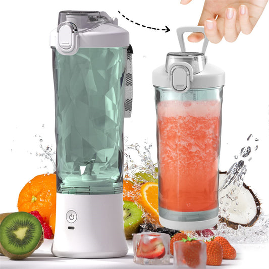 Portable Mini Blender – USB Rechargeable Personal Smoothie Maker with 6 Blades