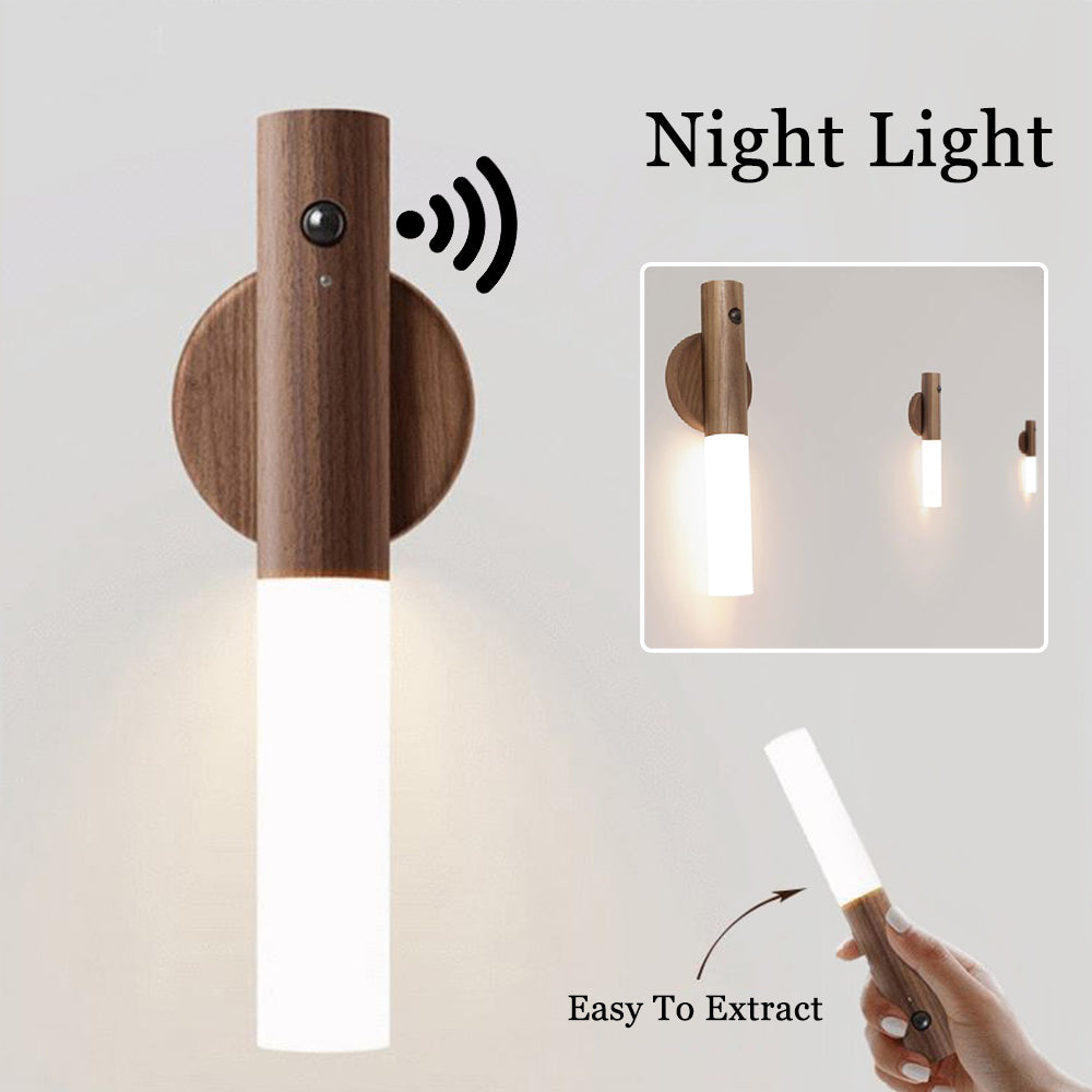 Magnetic Motion Sensor Night Light – Rechargeable LED Under Cabinet Light