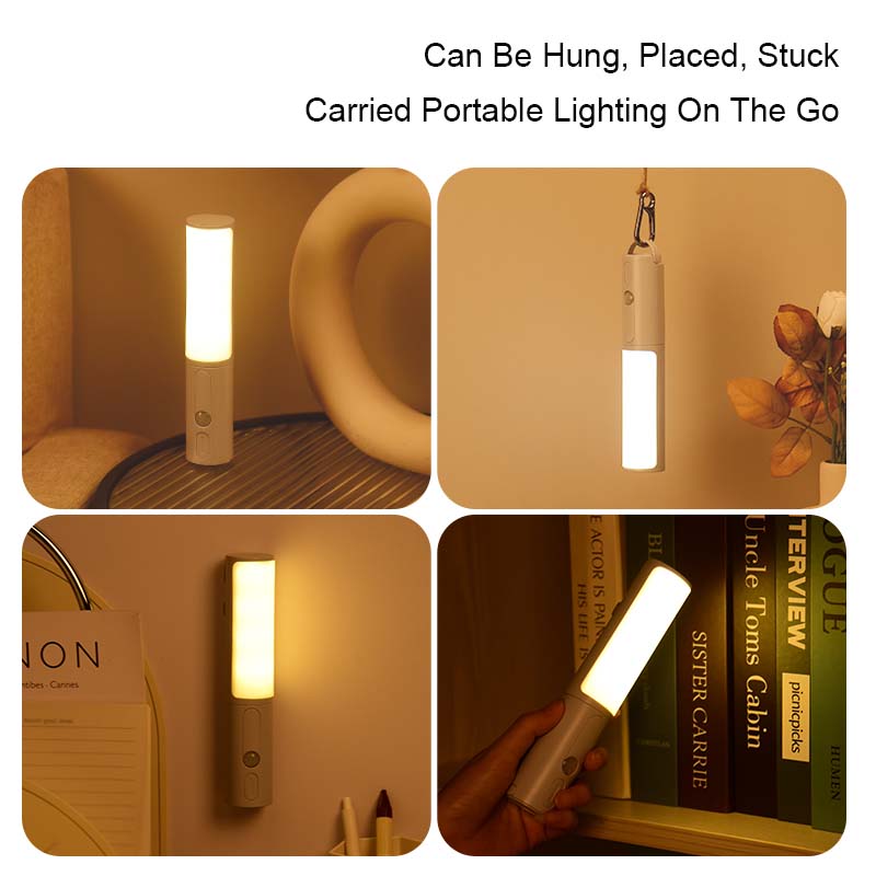 Smart Motion Sensor LED Night Light – Rechargeable Wireless Lamp for Kitchen, Cabinet & Wardrobe