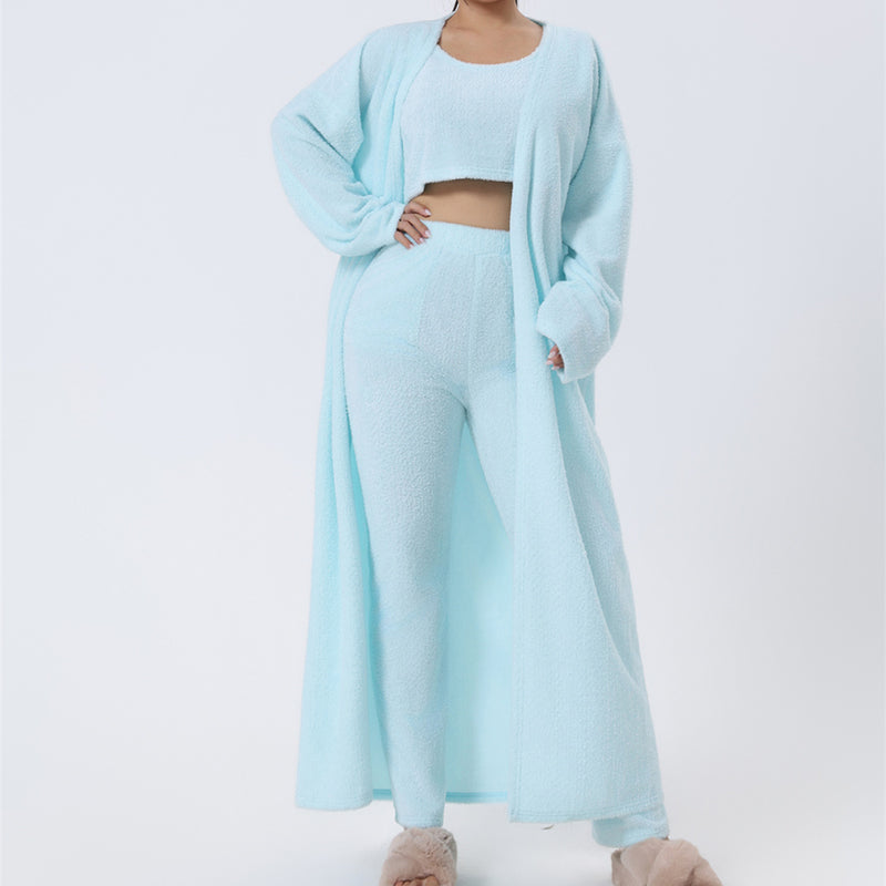 Cozy 3-Piece Lounge Set – Women's Matching Pajama Set