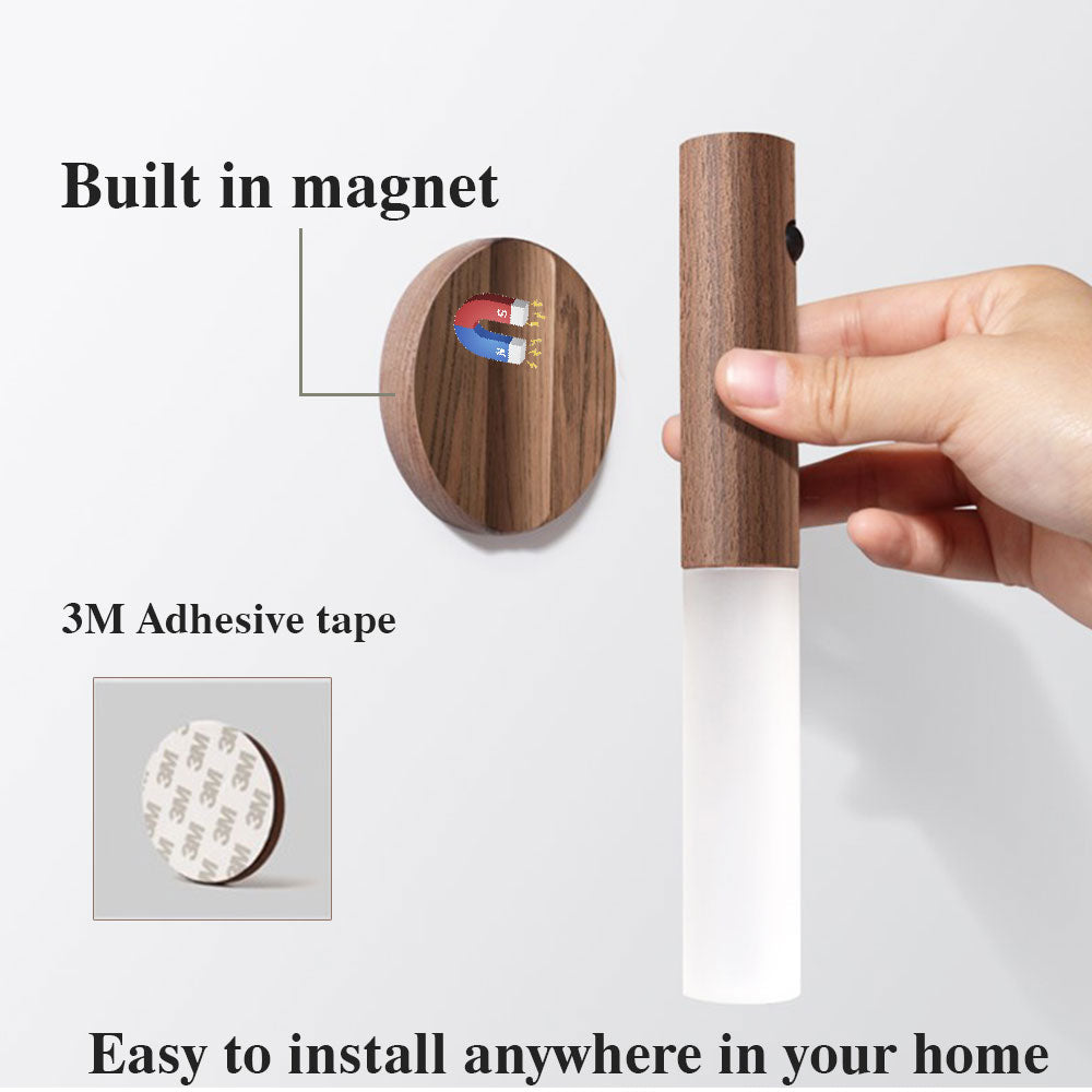 Magnetic Motion Sensor Night Light – Rechargeable LED Under Cabinet Light