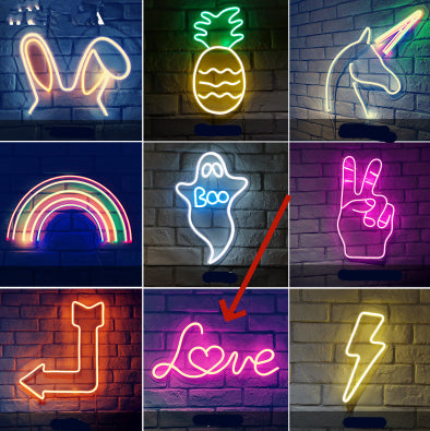 LED Neon Sign – USB Powered Aesthetic Wall Light for Home Decor
