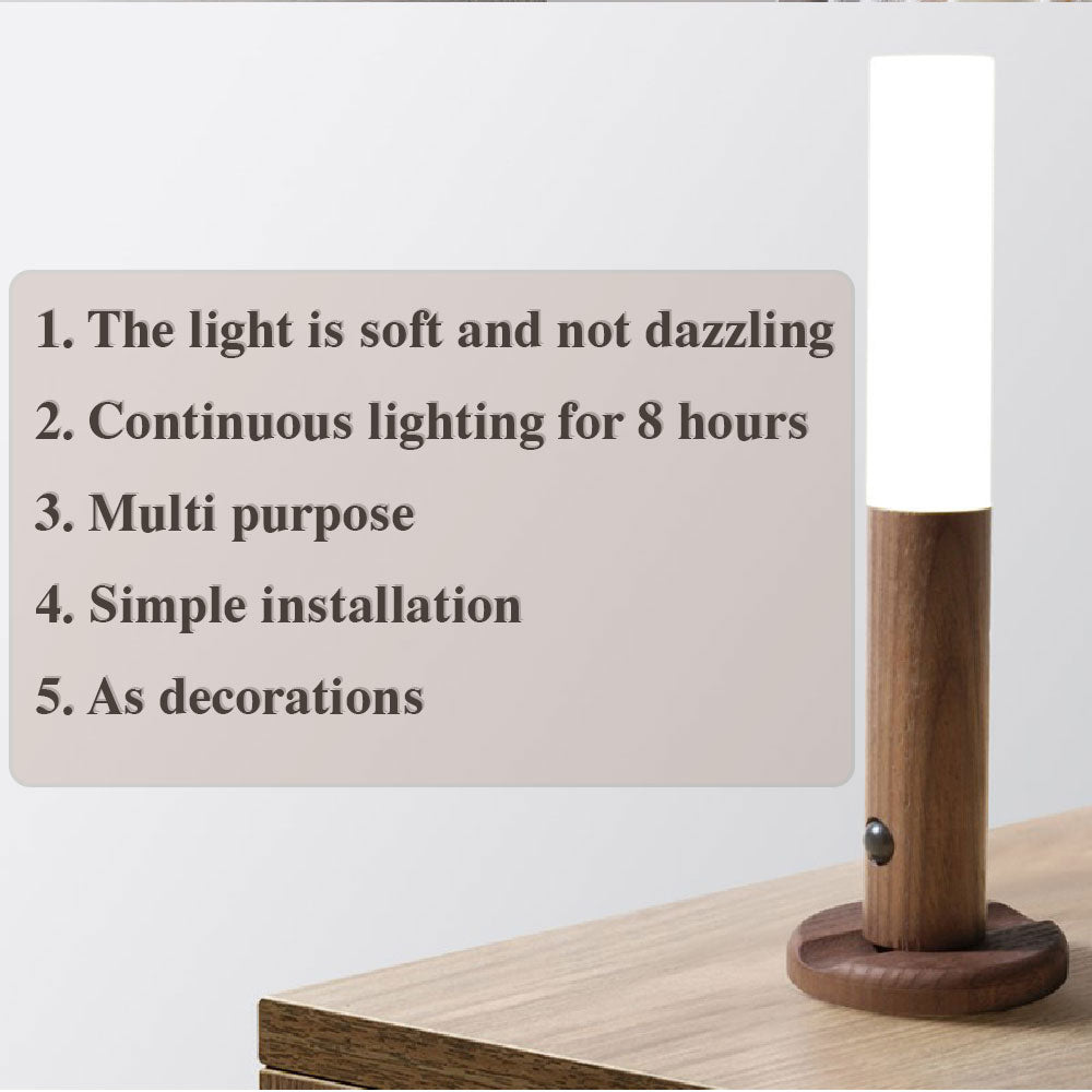 Magnetic Motion Sensor Night Light – Rechargeable LED Under Cabinet Light