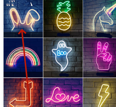 LED Neon Sign – USB Powered Aesthetic Wall Light for Home Decor