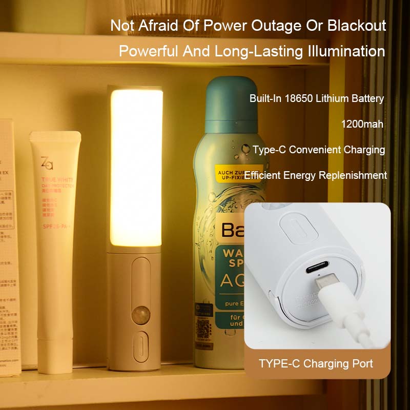 Smart Motion Sensor LED Night Light – Rechargeable Wireless Lamp for Kitchen, Cabinet & Wardrobe