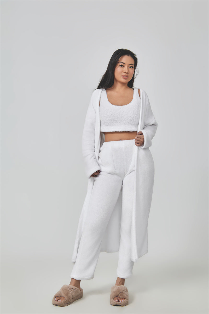 Cozy 3-Piece Lounge Set – Women's Matching Pajama Set